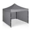 Sodo paviljonas su 3 sienomis, 3 x 3 m, pilkas, Plonos