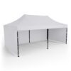 Sodo paviljonas su 3 sienomis, 3 x 6 m, baltas, Plonos