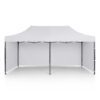 Sodo paviljonas su 3 sienomis, 3 x 6 m, baltas, Plonos