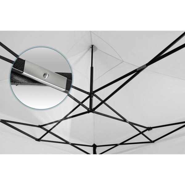 Sodo paviljonas su 3 sienomis, 3 x 6 m, baltas, Plonos