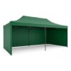 Sodo paviljonas su 3 sienomis, 3 x 6 m, žalias, Plonos