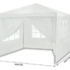 Baltas sodo paviljonas 3x3m 4936
