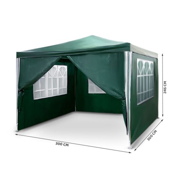 Žalias sodo paviljonas 3x3m 4935