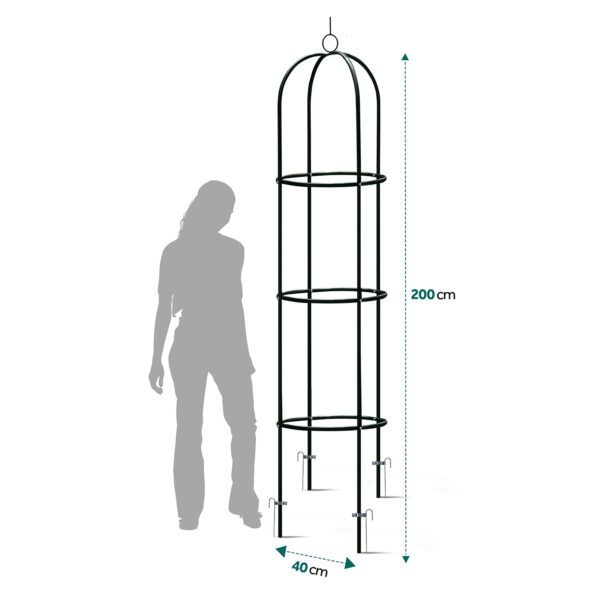 Sodo pavėsinės kolona 200 cm Plonos PL-992