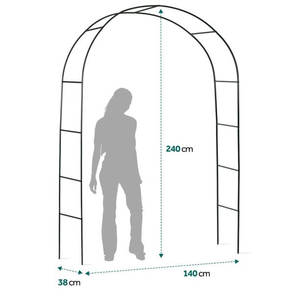 Sodo pavėsinės arka 240 cm Plonos PL-990