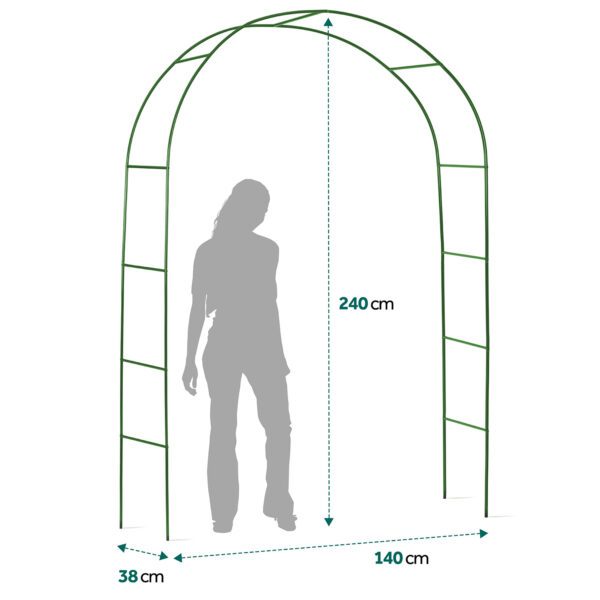 Sodo pavėsinės arka 240 cm Plonos PL-990