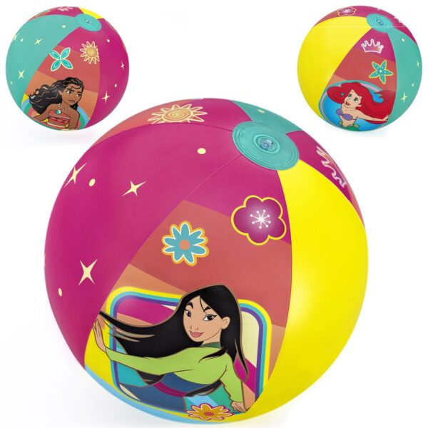 Vaikiškas paplūdimio kamuolys 51 cm Disney Princess Bestway 91042
