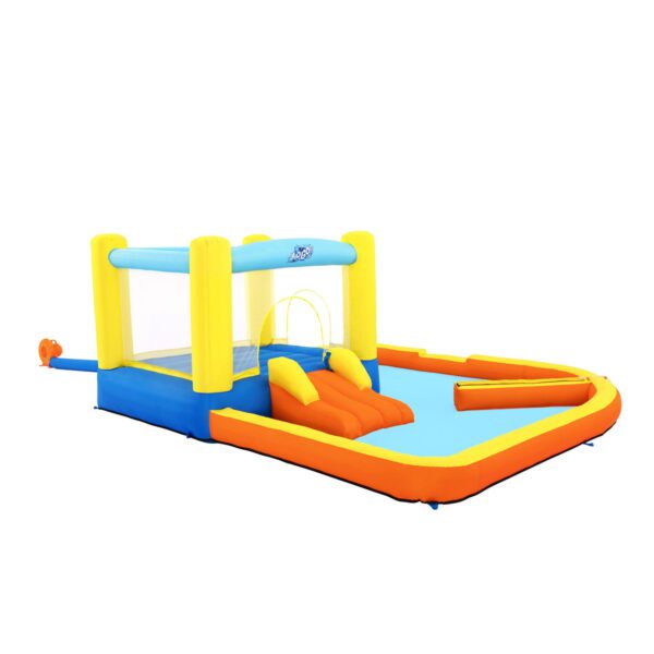 Pripučiama žaidimų aikštelė „Beach Bounce“, 365 × 340 × 152 cm, „Bestway 53381“.