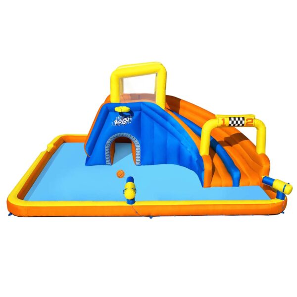 Pripučiama žaidimų aikštelė „Mega Park“, 551 x 502 x 265 cm, „Bestway 53377“.