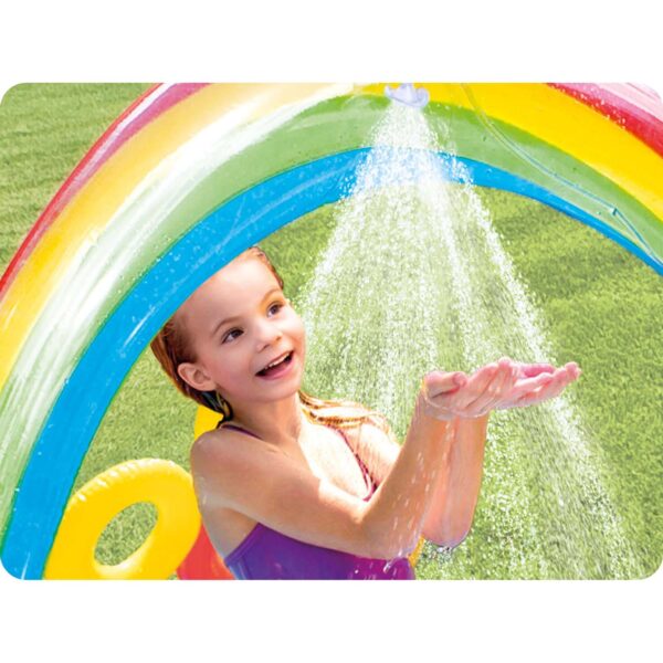 Pripučiama žaidimų aikštelė „Rainbow“ 297 x 193 x 135 cm INTEX 57453