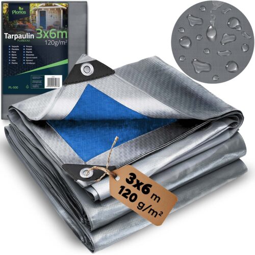 Brezentas 300 x 600 cm 120 g/m2 Plonos PL-500