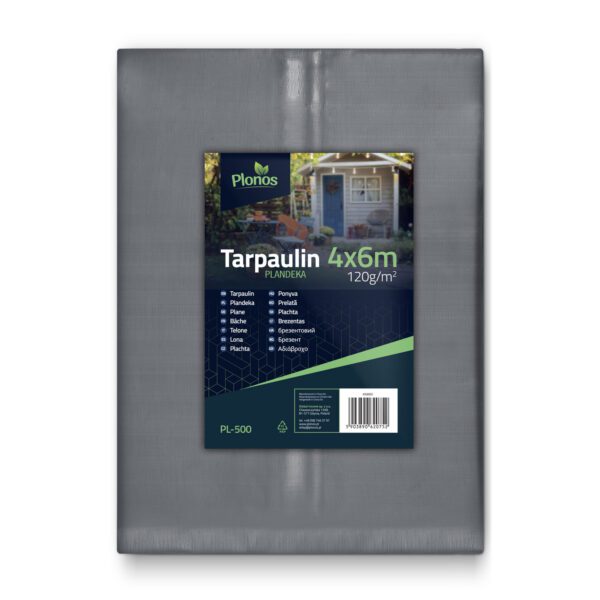 Brezentas 400 x 600 cm 120 g/m2 Plonos PL-500