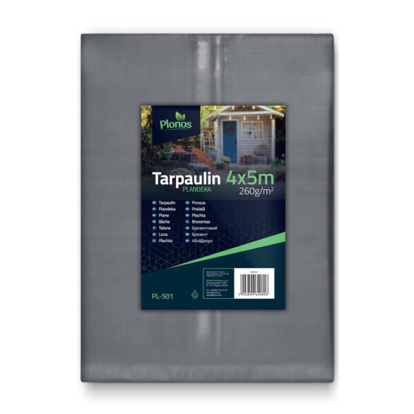 Brezentas 500 x 400 cm 260 g/m2 Plonos PL-501