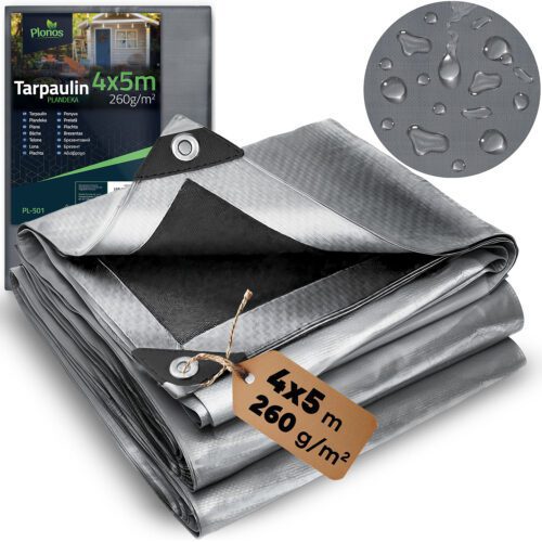 Brezentas 500 x 400 cm 260 g/m2 Plonos PL-501
