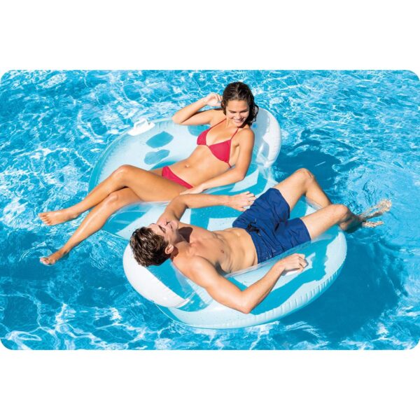 Intex 56800 dviguba plaukiojanti kėdė 198 x 117 cm