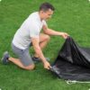 396 cm „Bestway 58292“ karkasinio baseino uždangalas