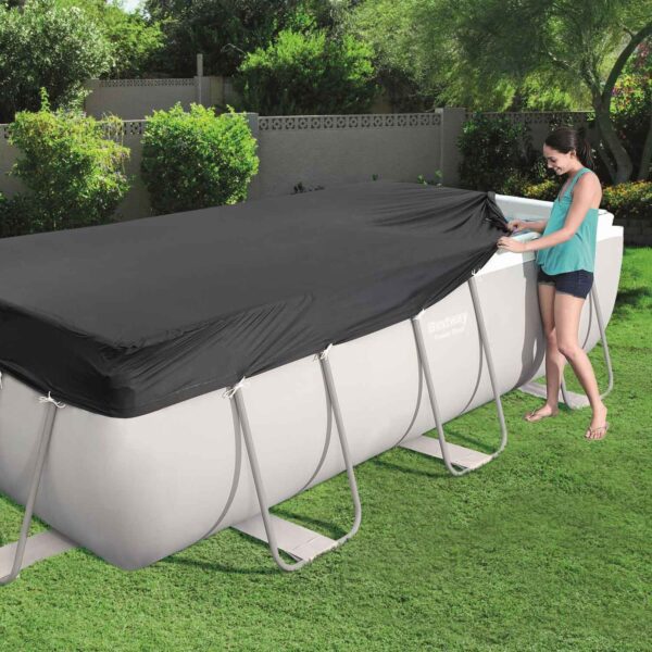 Rėminio baseino uždangalas 396 x 172 cm Bestway 58232