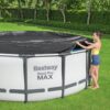 Uždangalas 457 cm „Bestway 58038“ karkasiniam baseinui