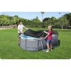 Uždangalas ovalo formos rėmo baseinui 300 x 200 x 84 cm Bestway 58424