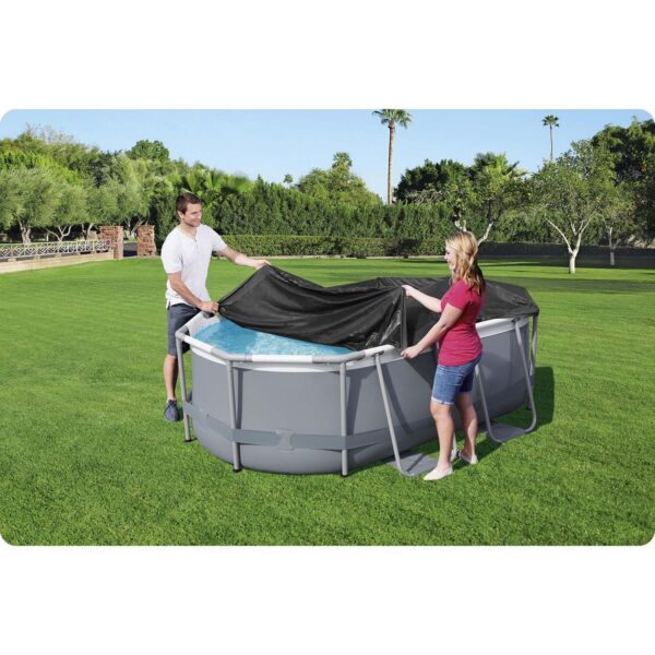 Uždangalas ovalo formos rėmo baseinui 300 x 200 x 84 cm Bestway 58424