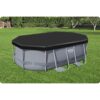 Uždangalas ovalo formos rėmo baseinui 300 x 200 x 84 cm Bestway 58424