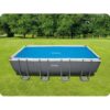 Saulės energija varomas baseino stogelis 549 x 274 cm INTEX 28016