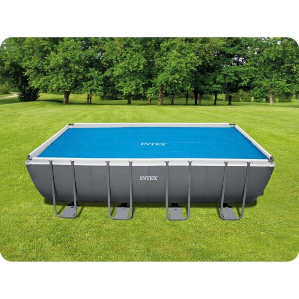 Saulės energija varomas baseino stogelis 549 x 274 cm INTEX 28016