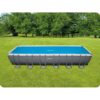 Saulės energija varomas baseino stogelis 716 x 346 cm INTEX 28017