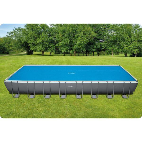 Saulės energija varomas baseino stogelis 975 x 488 cm INTEX 28018
