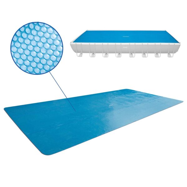 Saulės energija varomas baseino stogelis 975 x 488 cm INTEX 28018
