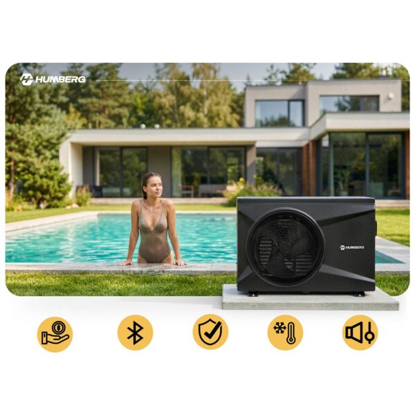 Šilumos siurblys SPA baseino vandens šildytuvui 10kw Humberg HM-912