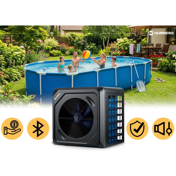 Šilumos siurblys SPA baseino vandens šildytuvui 5kw Humberg HM-910