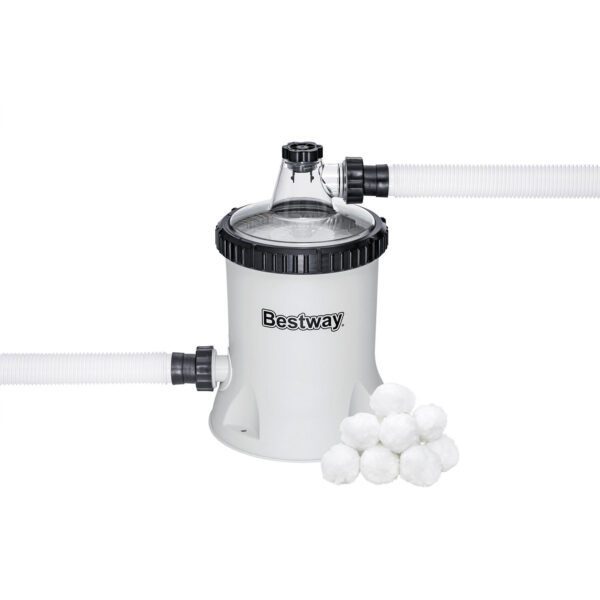 Baseino filtro pompa 5678 l/h + „Bestway“ 58870 filtro kamuoliukai
