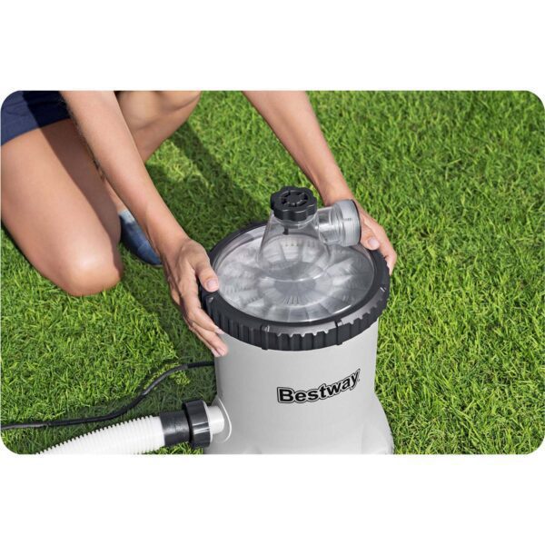 Baseino filtro pompa 5678 l/h + „Bestway“ 58870 filtro kamuoliukai