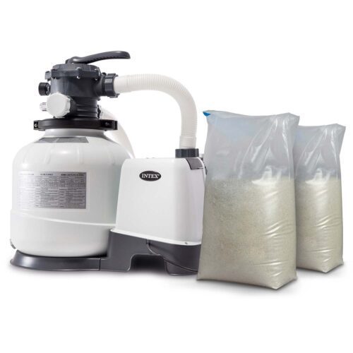 Smėlio filtro pompa 10500 l/h INTEX 26648 + 50 kg smėlio