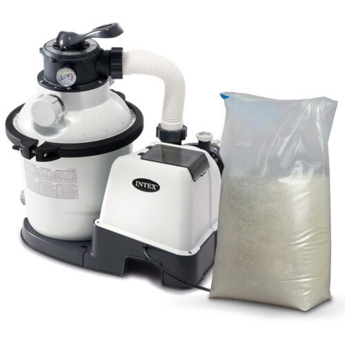 Pompa filtrująca piaskowa 5700 l/h INTEX 26644 + 25 kg piasku Smėlio filtro pompa 5700 l/h INTEX 26644 + 25 kg smėlio