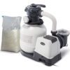 Smėlio filtro pompa 7900 l/h INTEX 26646 + 25 kg smėlio