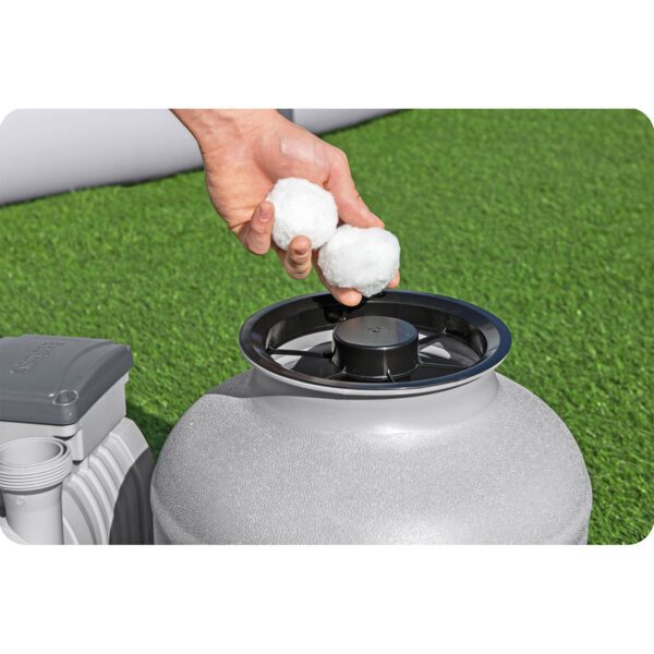 Smėlio pompa baseinams + filtro kamuoliukai 8327 l/h Bestway 58499