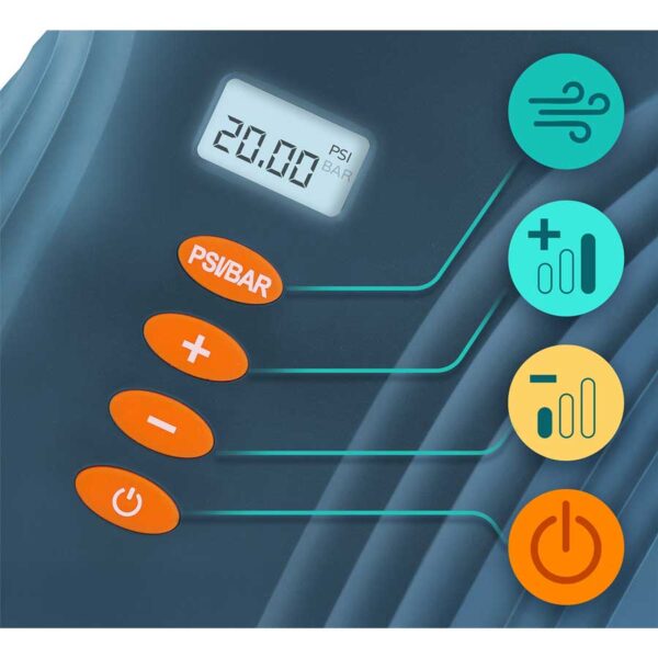 Elektrinis siurblys SUP pripučiamos valties čiužiniui + 6 adapteriai 12V Neo-Sport NS-713