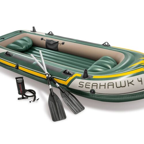 Pripučiama valtis „Seahawk 4“ komplektas, 351 x 145 x 48 cm, INTEX 68351