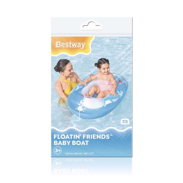 „Bestway 34037“ plaukimo plaustas „Dolphin Beach“, 102 x 69 cm