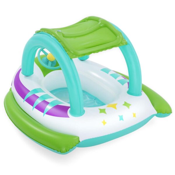 Paplūdimio plaukimo pontonas su stogu 107 x 112 cm Bestway 34149