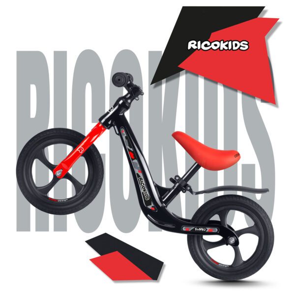 Ricokids FUNNU balansinis dviratis vaikams