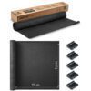 Tinklelis nuo šešėlių 1,5 x 25 m, 110 g/m² + 50 spaustukų, pilkas