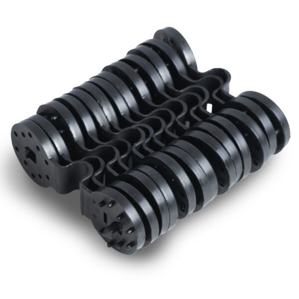 Tinklelis nuo šešėlių 1,5 x 25 m, 110 g/m² + 50 spaustukų, pilkas
