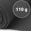 Tinklelis nuo šešėlių 1,5 x 25 m, 110 g/m² + 50 spaustukų, pilkas