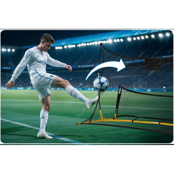 „Neo-Sport“ kamuoliukų treniruočių tinklas 210 x 120 x 35 cm