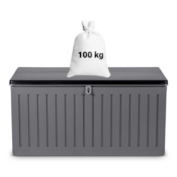 Sodo dėžė 109 x 51 x 55 cm 270 litrų pilka