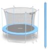 Słupek górny do trampoliny z siatką wewnętrzną 6 ft niebieski Neo-Sport „Neo-Sport“ 6 pėdų mėlynas vidinis tinklelis batutui su viršutiniu stulpu