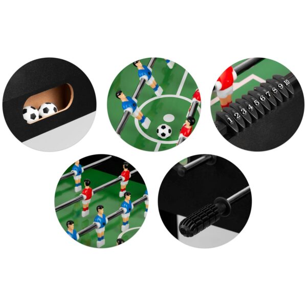 „Neosport“ stalo futbolo stalas, 118 x 61 x 79 cm, NS-805, juodas